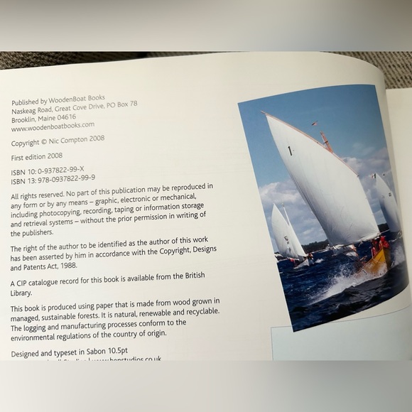 Book Iain Oughtred: A Life in Wooden Boats  wooden boat hardcover book - Picture 11 of 11